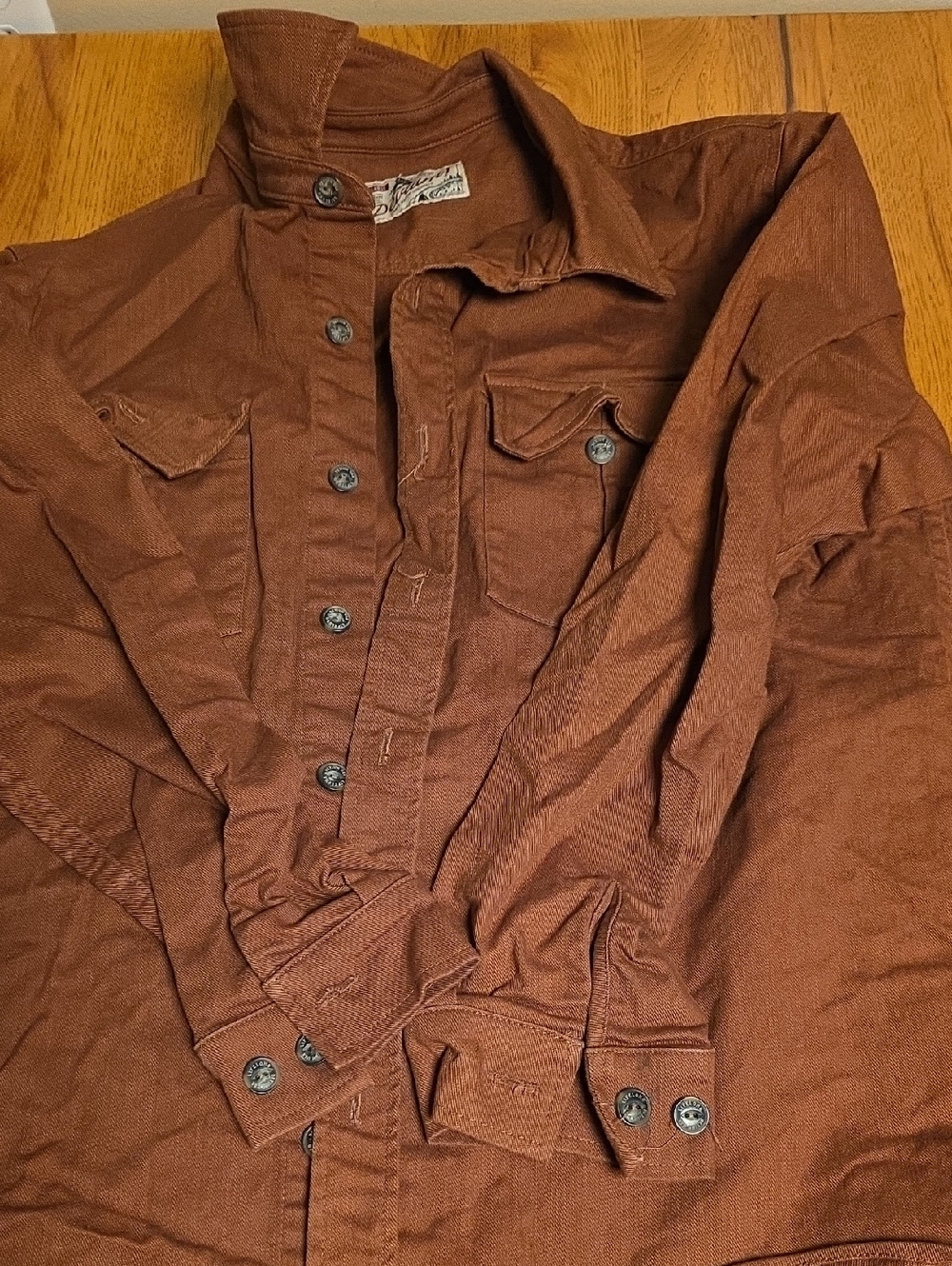 Devium Copper Brown Work Shirt Jacket